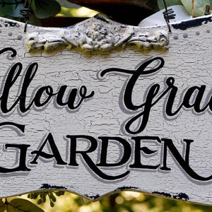Garden SIGN-Personalized Garden Sign-Flower Garden Sign-Rustic Garden Sign-Custom Garden Sign-Vintage Garden Sign-Vintage Garden Decor