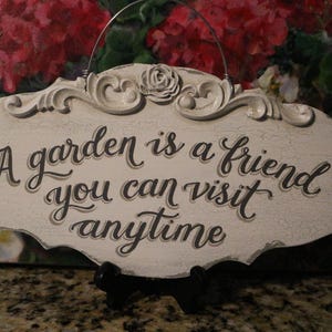 Garden SIGN-Personalized Garden Sign-Flower Garden Sign-Rustic Garden Sign-Custom Garden Sign-Vintage Garden Sign-Vintage Garden Decor