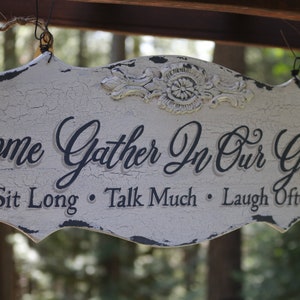 Garden SIGN-Personalized Garden Sign-Flower Garden Sign-Rustic Garden Sign-Custom Garden Sign-Vintage Garden Sign-Vintage Garden Decor