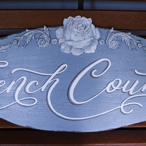 French Country Sign-Shabby Chic Wood-Country Chic Sign-Cottage French-Vintage Country Sign-Rustic French Wood Sign-Shabby Chic-Rustic French