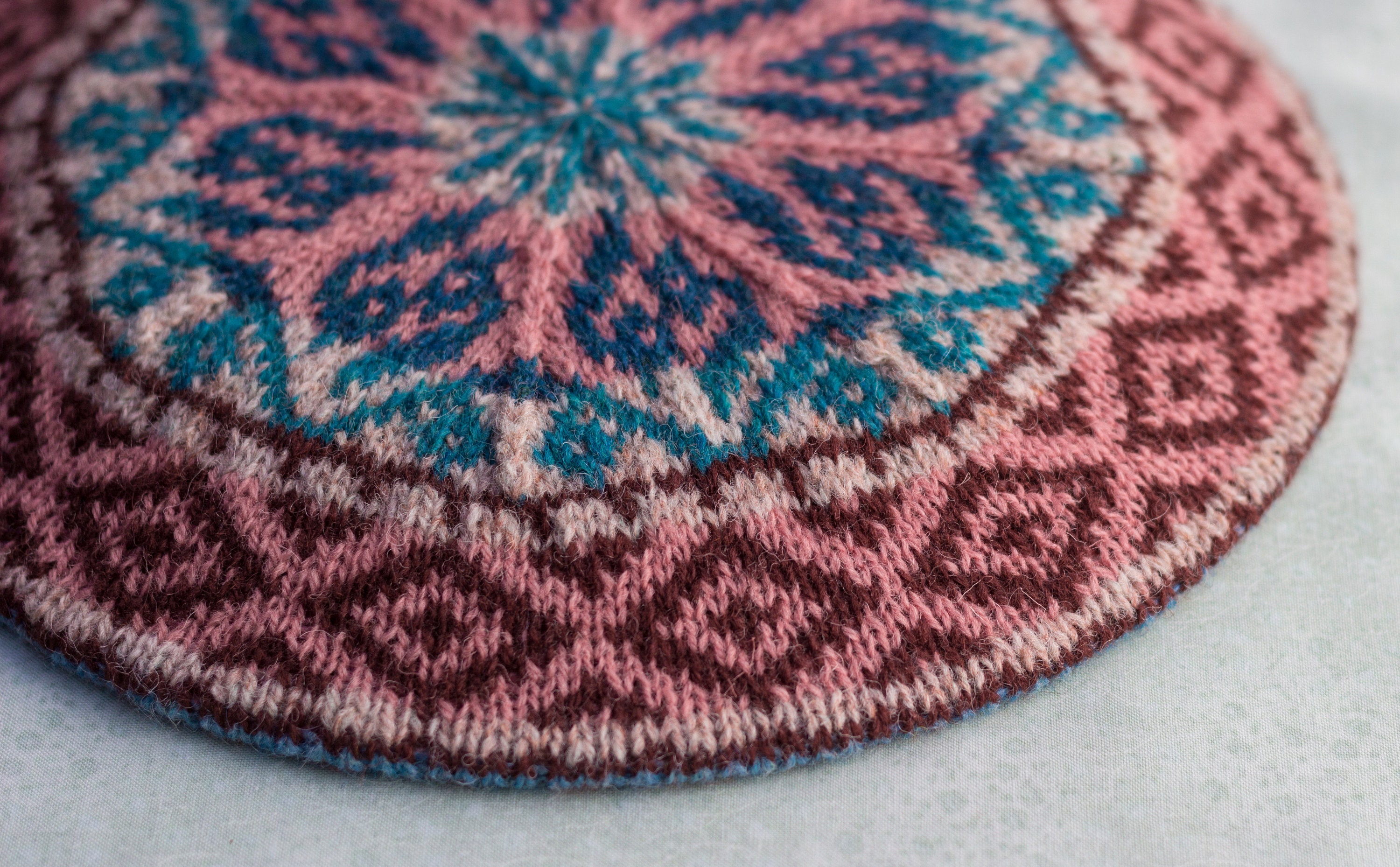 Nakawé Tam Digital Knitting Pattern--fair Isle Stranded Colorwork