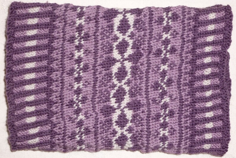 Winter Arabesque Cowl Knitting Pattern Pdffair Isle Stranded - Etsy