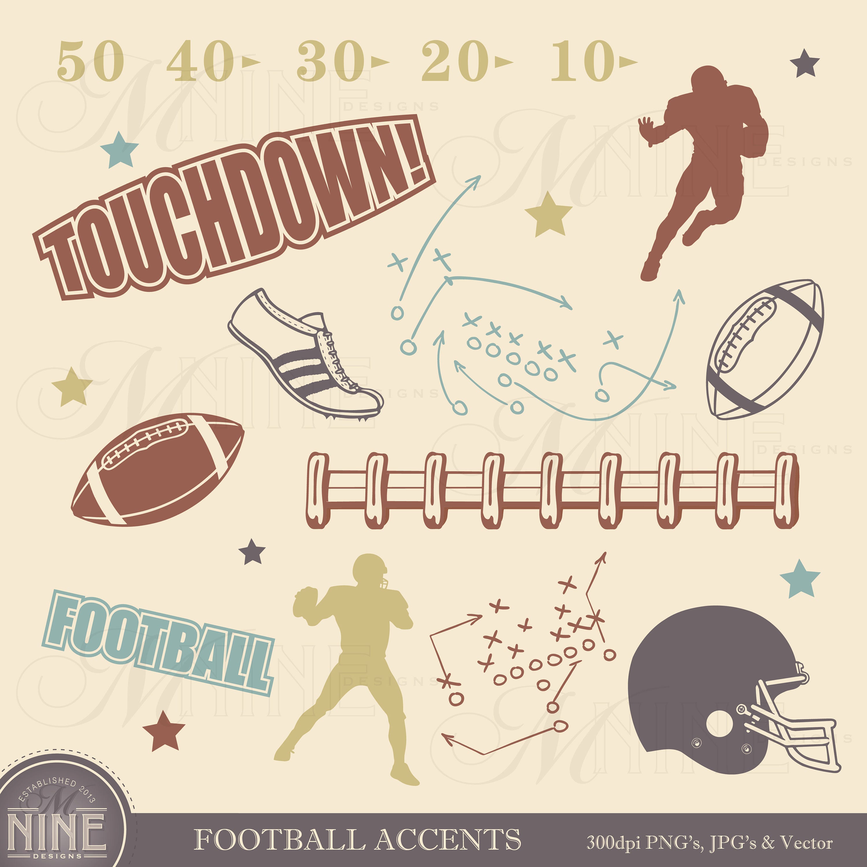 Football sports gift retro vintage t-shirt design Vector Image