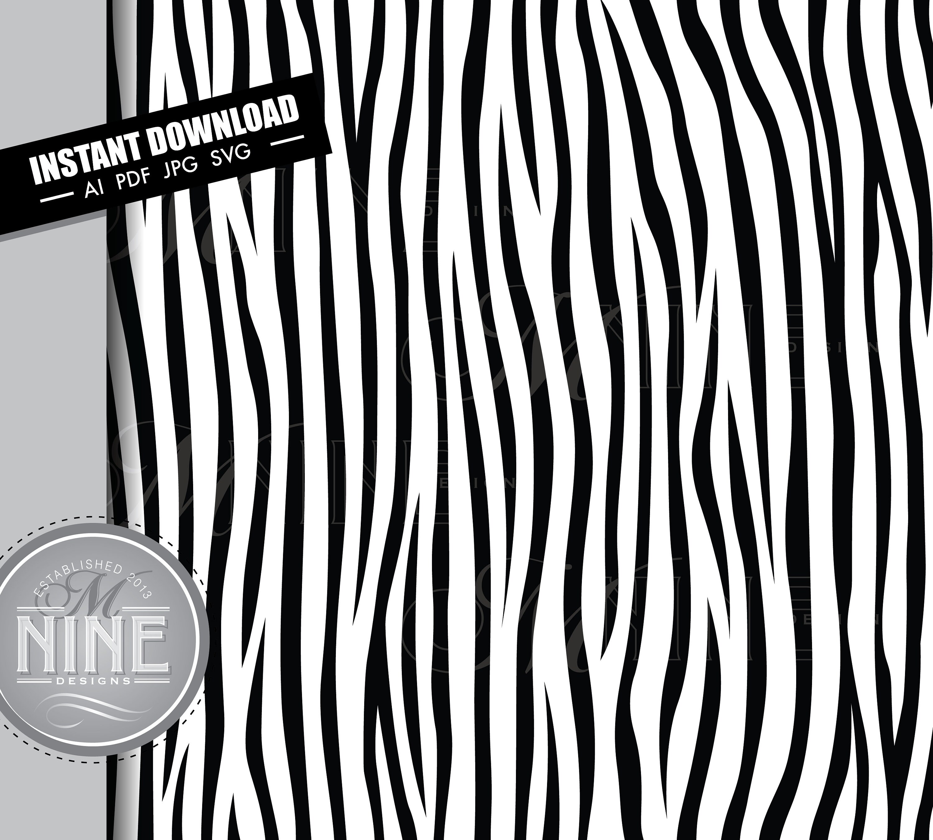 Zebra Border Paper Printable