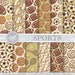 Retro SPORTS Digital Paper Vintage Sports Printables | Etsy