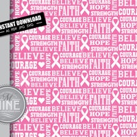 Cancer Ribbon - Etsy