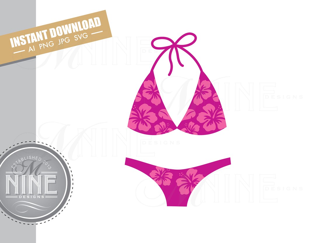 Pink Bikini Clip Art Downloads Vector Pink Bikini Ai Png Jpg Svg Pdf