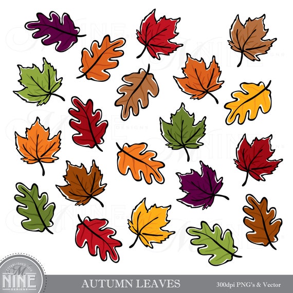 red fall leaf clip art