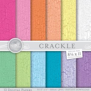 Crackle Texture Digital Paper: PASTEL CRACKLE Texture Printable Pattern ...