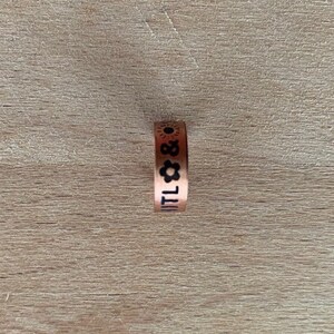 xochitl and sun, copper design ear cuff, handmade ear cuff, adjustable ear cuff, non pierced ear cuff