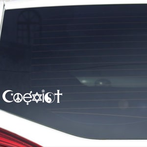 Coexist Decal