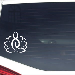 Lotus Person Decal