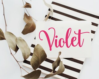 Name Decal Vinyl Sticker, Personalized Graduation Gifts for 2024 Graduates