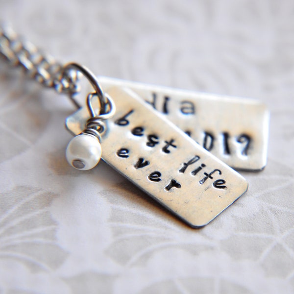 Best Life Ever Necklace - Custom Baptism Necklace - JW Gifts - JW Baptism Gift - Gift for Best Friend - JW Gifts Baptism