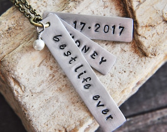 Custom Baptism Gift - Best Life Ever Necklace - Personalized Gift - Remembrance Gifts - Best Life Ever - Best Friend Gift - JW Gifts