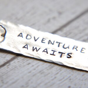 Adventure Awaits Keychain Travel Gift Travel Accessories Graduation Gift Grad Gift Traveller Gift image 3