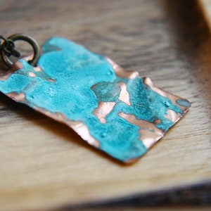 Copper Necklace, Patina, Boho, Gift for Sister, Mom Gift image 4