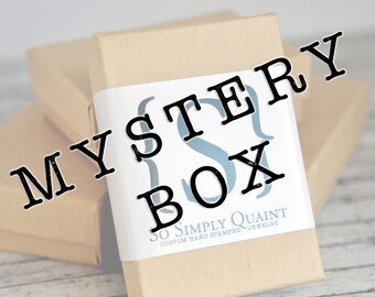 Mystery Box, Handmade Jewelry, Surprise Box, Earrings, Necklace, Gift for Her, Best Friend Gift, Gift for Mom