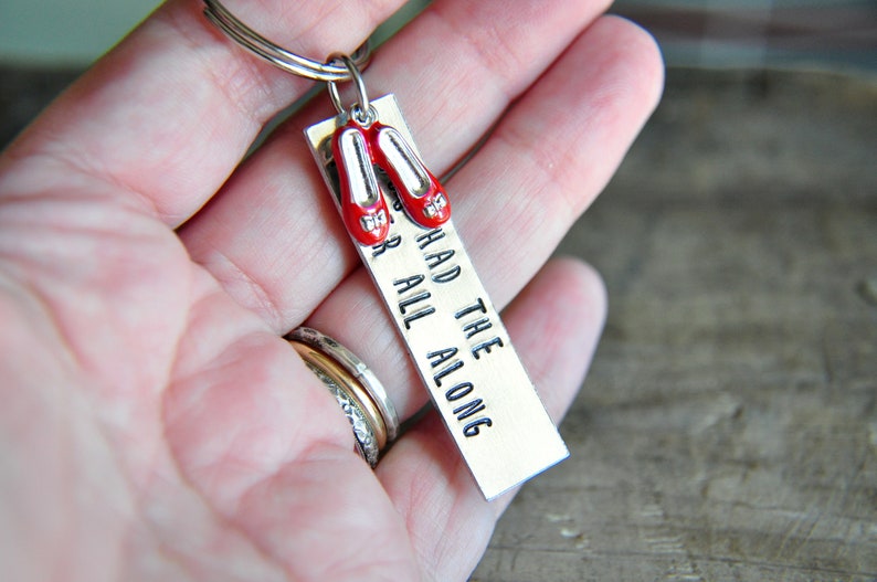 Wizard of Oz Keychain Wizard of Oz Gifts Ruby Slipper Keychain Gift for Best Friend image 7