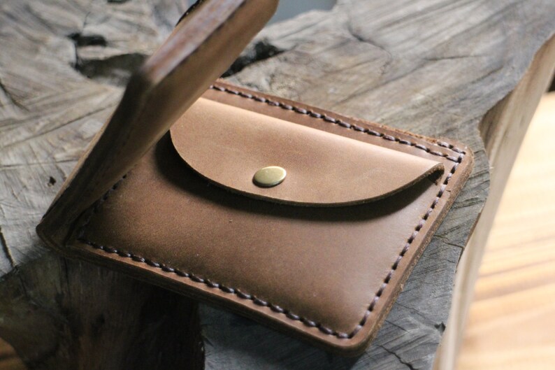 Cartera, carteras de piel para hombre, billetera de piel, tarjetero de piel, hecho a mano, regalo... imagen 3