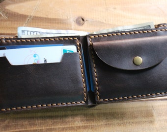 wallet, men  leather wallets, leather wallet, leather credit card,  handmade, gift...