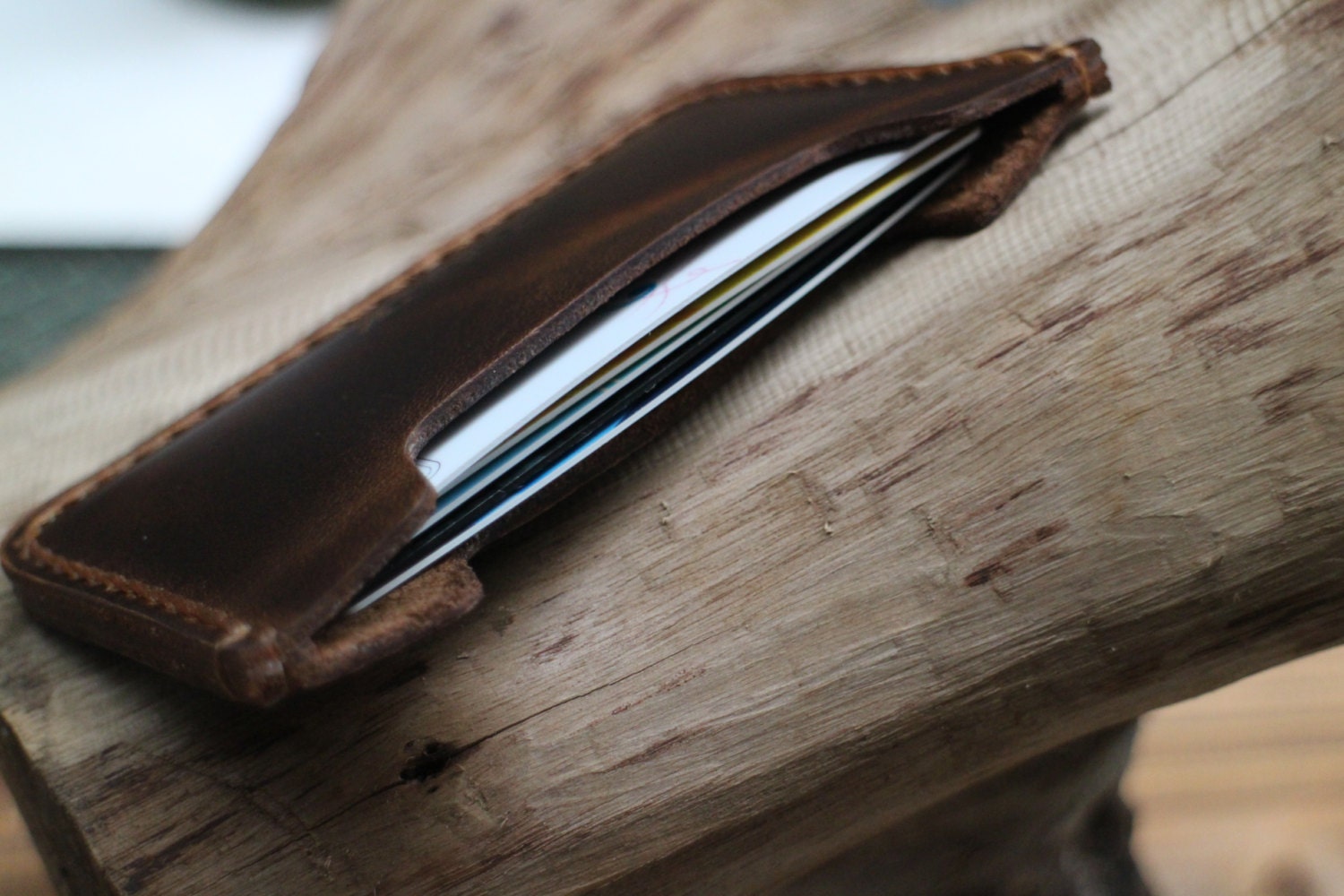 Men’s Leather Trekking Wallet with Handcrafted Finish