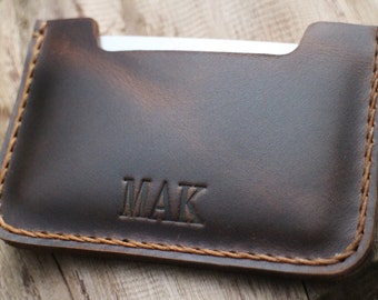 wallet, mens custom leather wallets, Leather wallet, slim wallet ,  leather credit card, postcard sets, handmade,Gift....