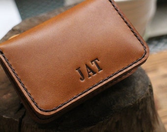 Cartera, carteras de cuero para hombre, cartera de cuero, tarjeta de crédito de cuero, juegos de postales, hecho a mano, regalo....