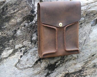 leather messenger bag, Laptop bag,Shoulder bag, Tool bag,Waxed thread, handmade,Gift.