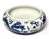Qing Dynasty Kangxi Brushpot with Twin Phoenix