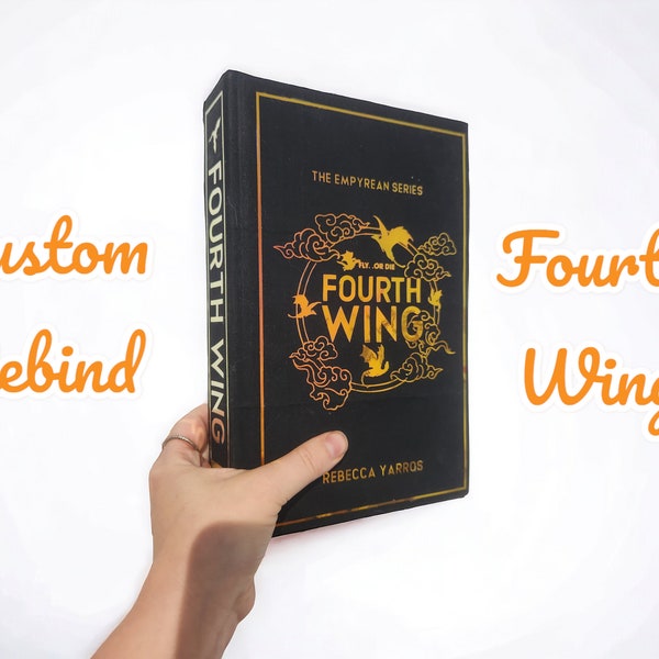 Fourth Wing Special Edition Fantasy Book (Custom Rebind)