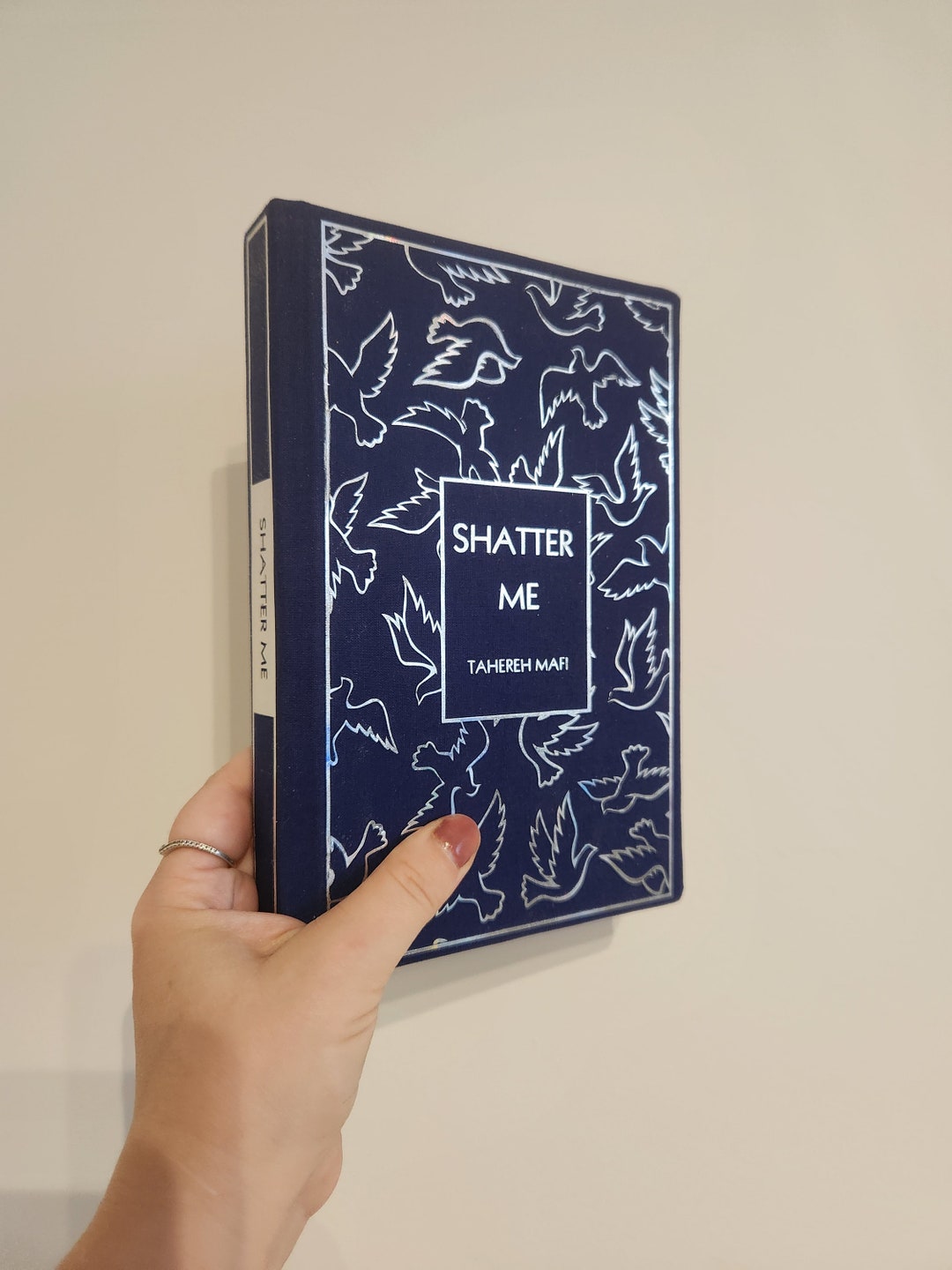 Custom Rebind of Shatter Me Special Edition Fantasy Book Shatter Me Series Book Cover Design
