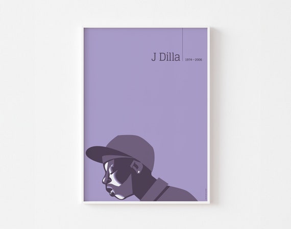J Dilla Jay Dee Poster Druck | Donuts Illustration Rap Hip J Dilla Jay Dee Poster Druck | Donuts Illustration Rap Hip