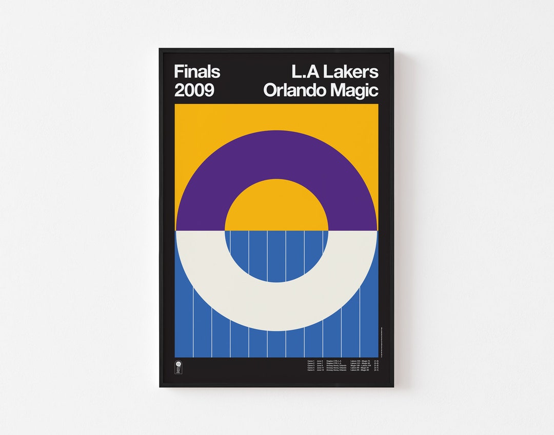 2009 NBA Finals Poster Print Lakers Orlando Magic Kobe