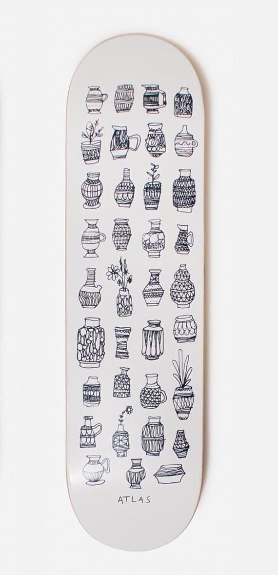 CODY HUDSON Skateboard Deck Mid Century Modern Chocolate CODY HUDSON Skateboard Deck Mid Century Modern Chocolate