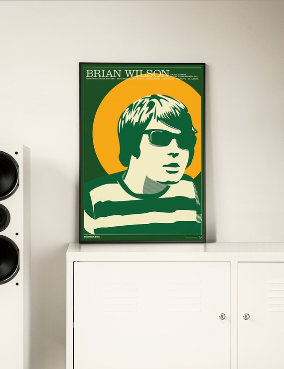Brian Wilsonブライアン・ウィルソンポスター（直筆サイン入り）