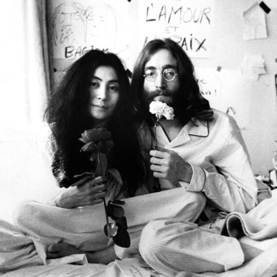 GIVE PEACE A CHANCE (1969) Poster Print | John Lennon & Yoko Ono