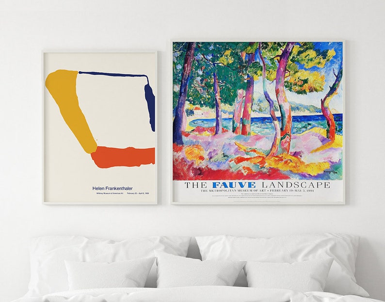 HELEN FRANKENTHALER Poster Print Whitney Museum Mid