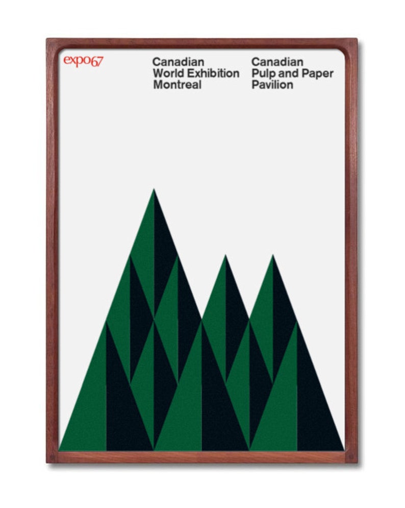 MONTREAL EXPO 67 Poster Print Canada Mid Century Modern 1967 Etsy