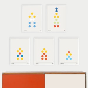 MINIMALIST SIMPSONS Poster Print TV Show Geometric Abstract - Etsy