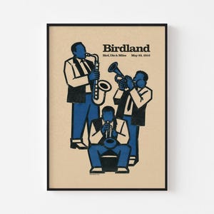 Birdland Jazz Club - Etsy