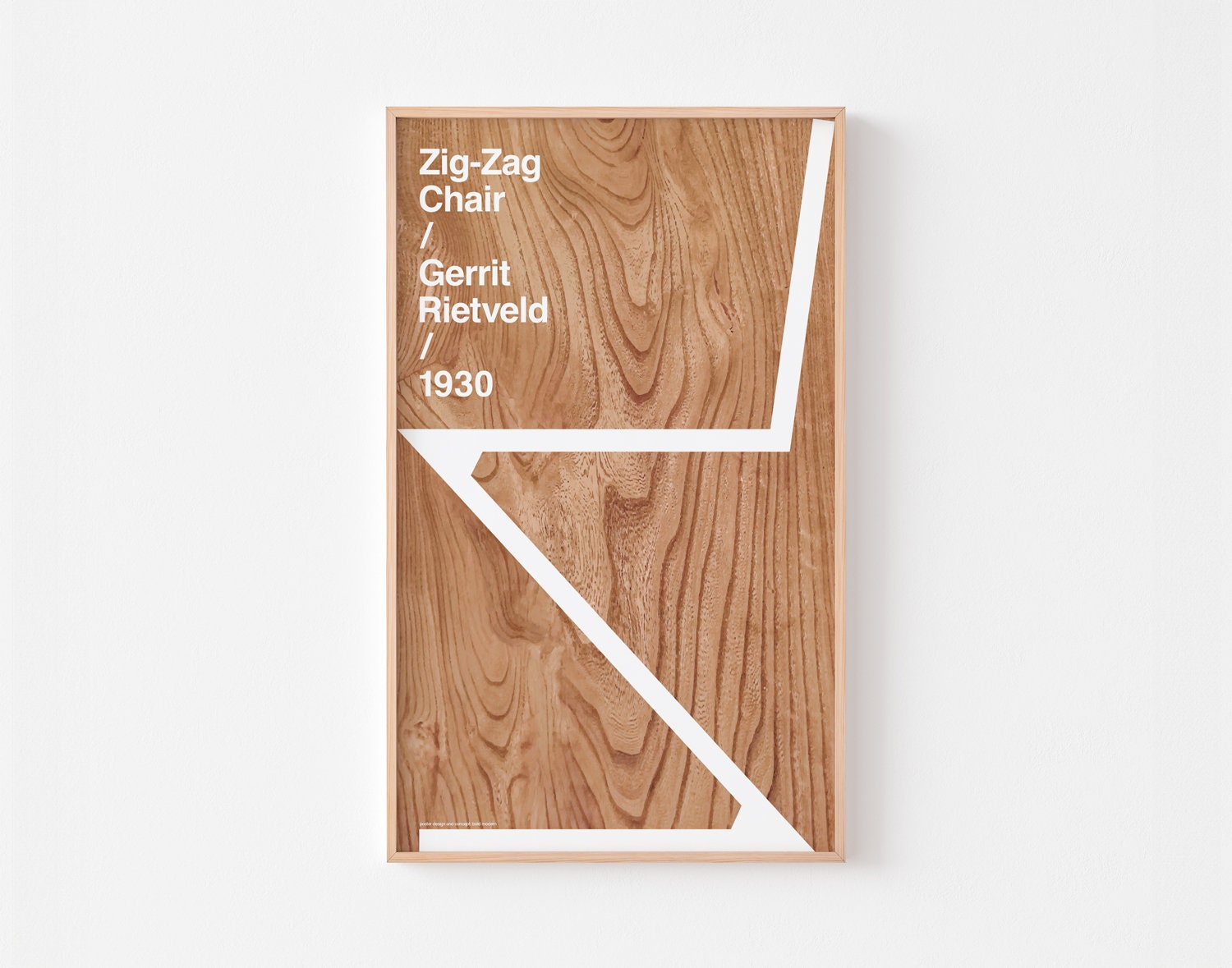 Mondrian Misure Sedia Rietveld SEDIA ZIG ZAG Di Gerrit Rietveld