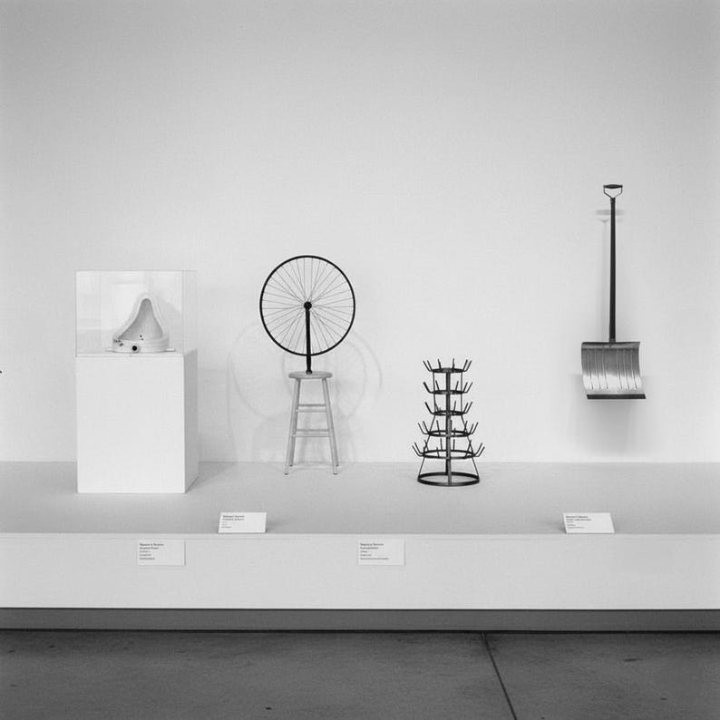 Marcel Duchamp Poster Print | Bottle Rack Hedgehog Sculpture | Dada ...
