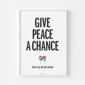 Bed peace john lennon - Etsy 日本