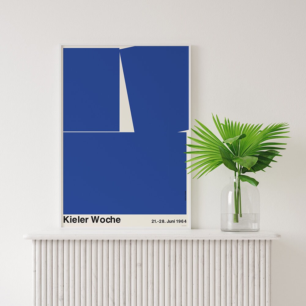 1964 Kieler Woche Poster Print Hans Hillmann Otto Treumann Etsy