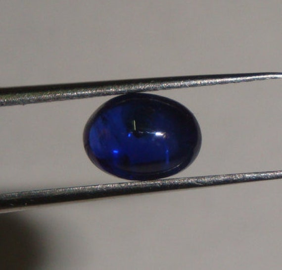 Royal Blue Sapphire Gemstone 2.04 Ct, Ceylon Cabochon Cut
