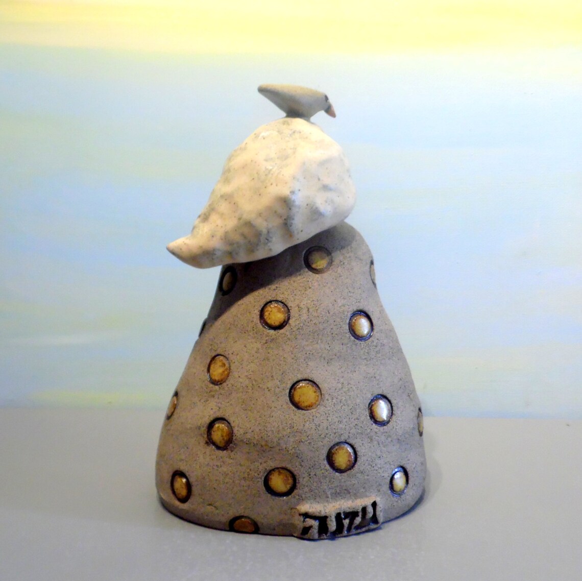 Ceramic Sculpture of Woman Figure Clay Figure Grey Home - Etsy Israel