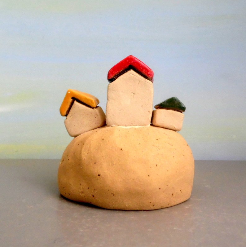 Home and living collectible miniature ceramic house rustic Etsy