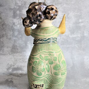 Ceramic Figurine, Angel Figurine, Angel Art Sculpture, Ceramic Angel ...