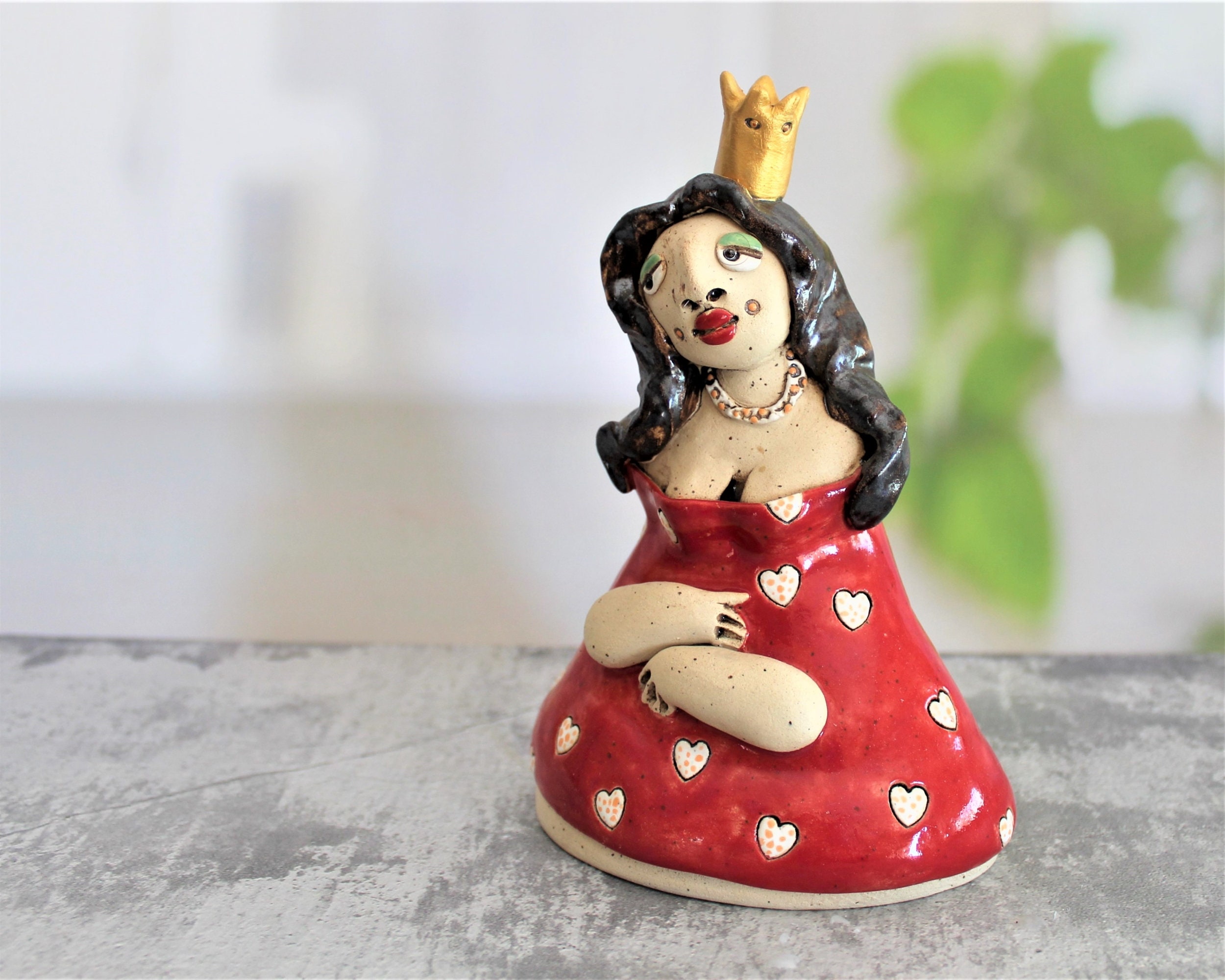Princess Sculpture, Ceramic Figurine, Princess Figurine, Fine Art ...